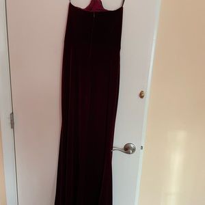 Wedding or evening gown, worn once
